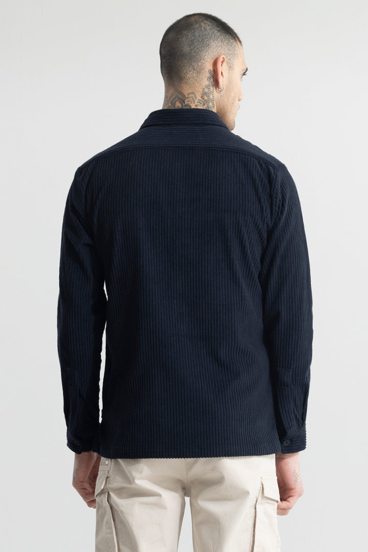 Cozy Cord Navy Shirt