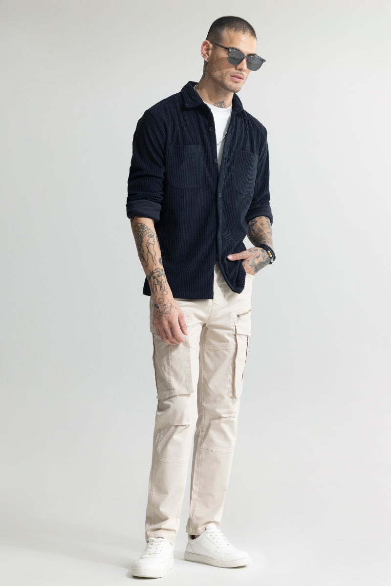 Cozy Cord Navy Shirt