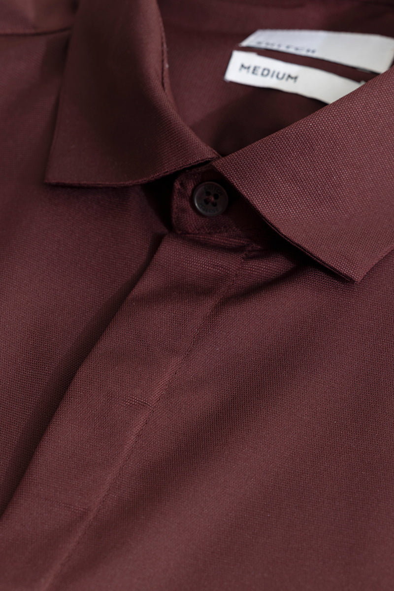 Meteoric Wine Red Shirt