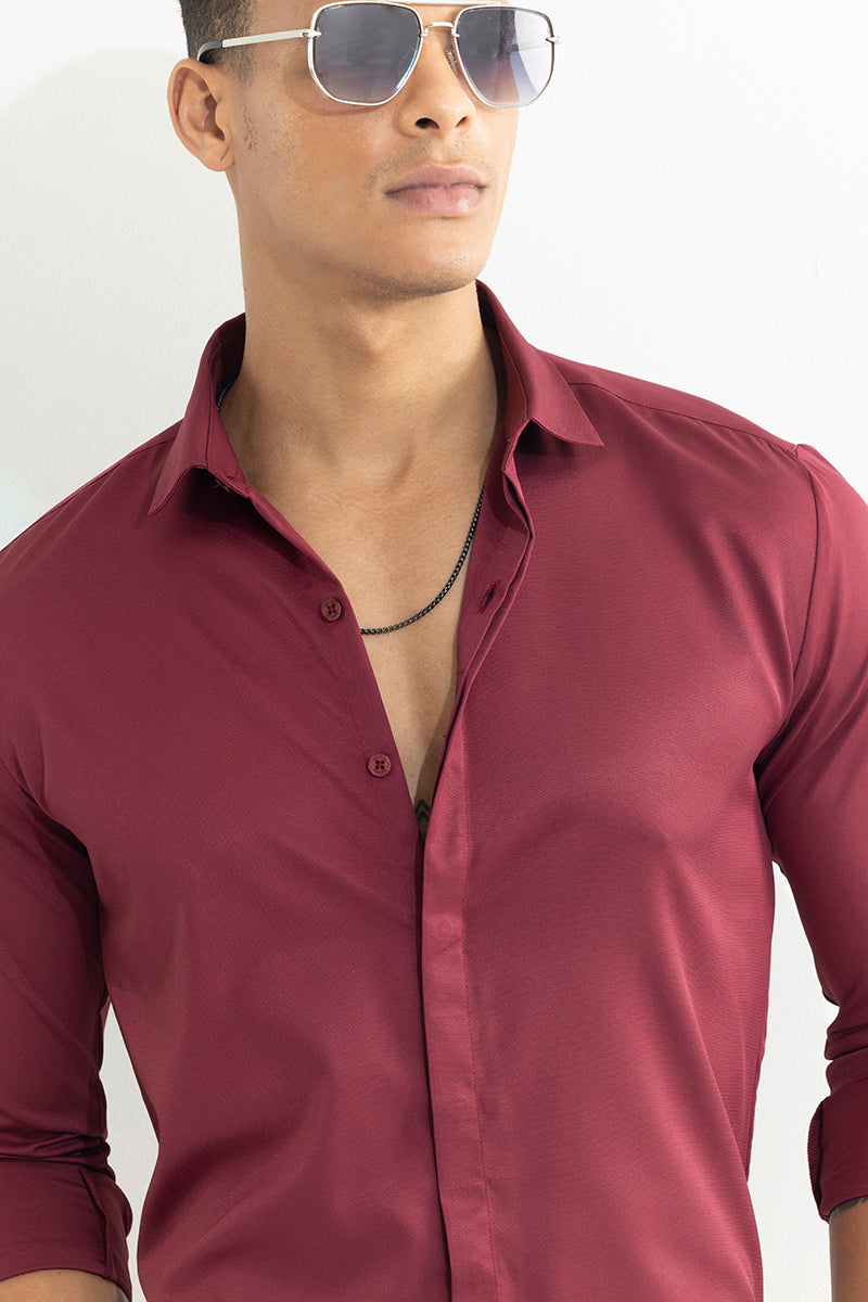 Meteoric Maroon Shirt