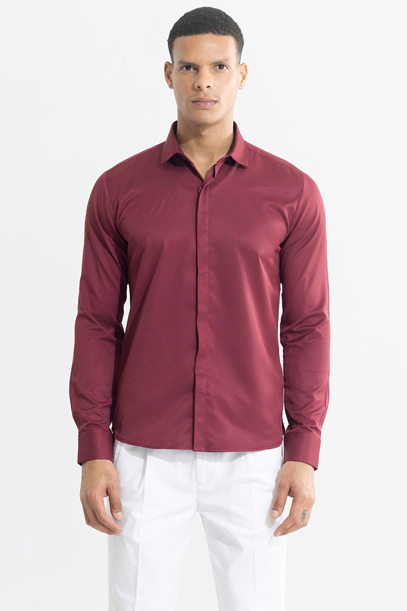 Meteoric Maroon Shirt