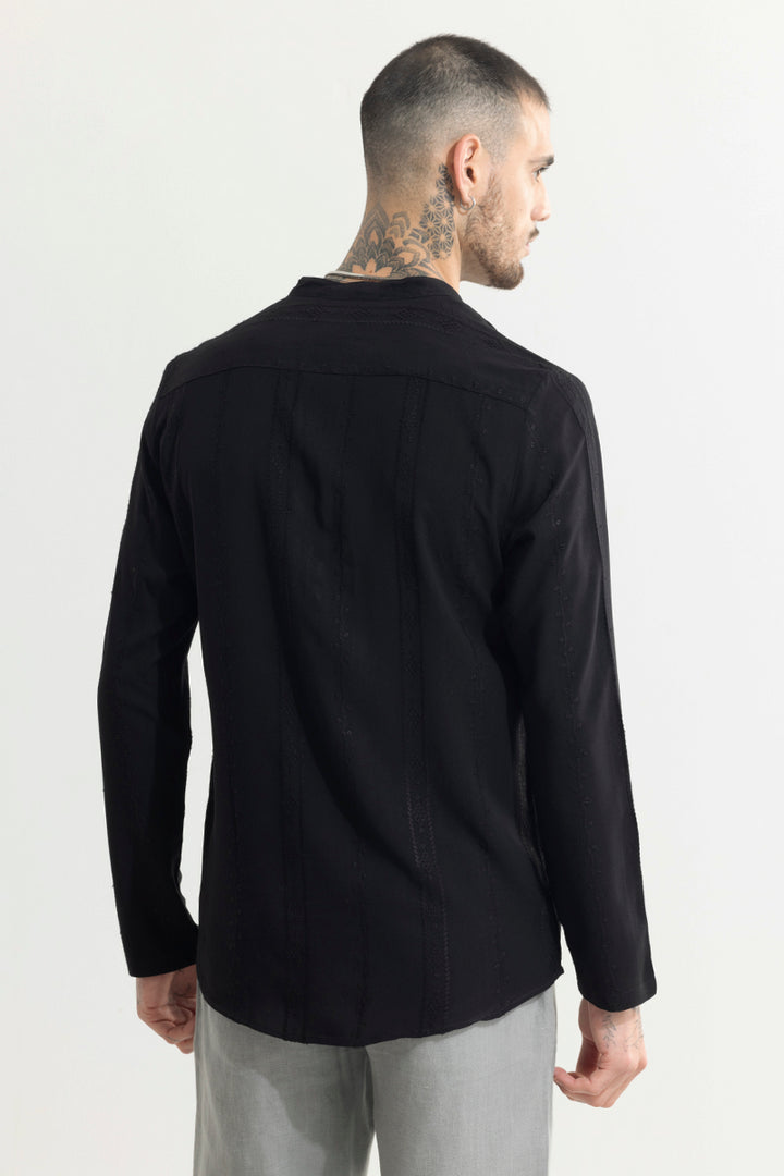 Ennead Black Kurta Shirt