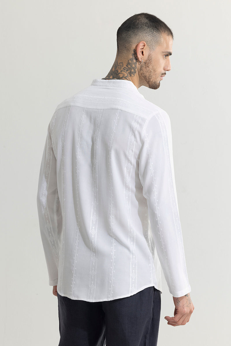 Ennead White Kurta Shirt