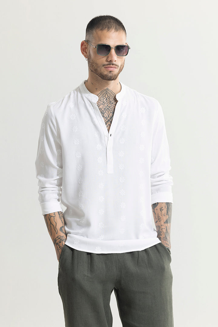 Octus White Kurta