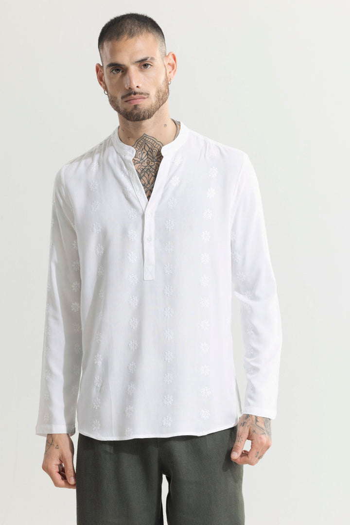 Octus White Kurta