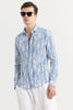 Strippy Lines Blue Shirt