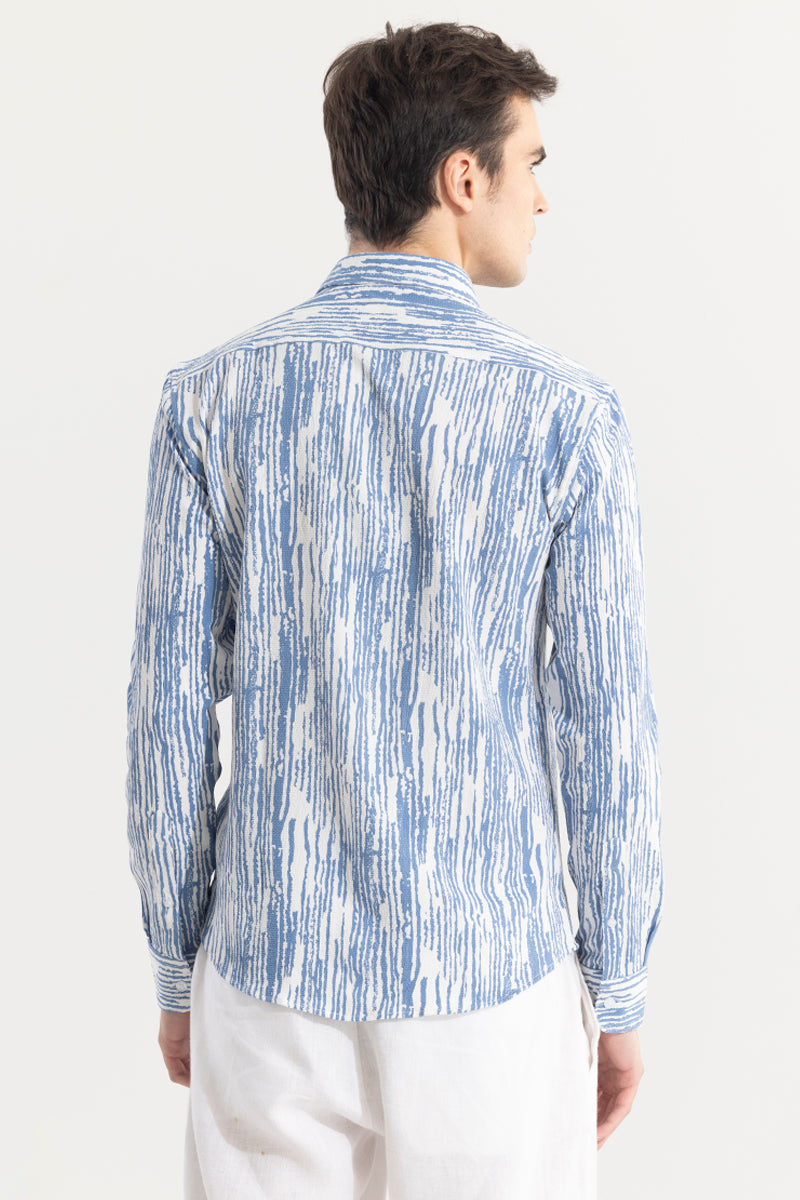 Strippy Lines Blue Shirt