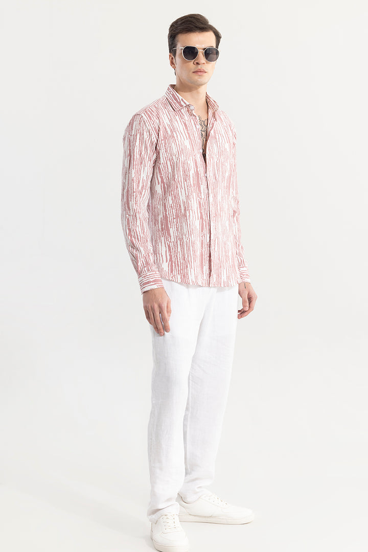 Strippy Lines Mauve Shirt