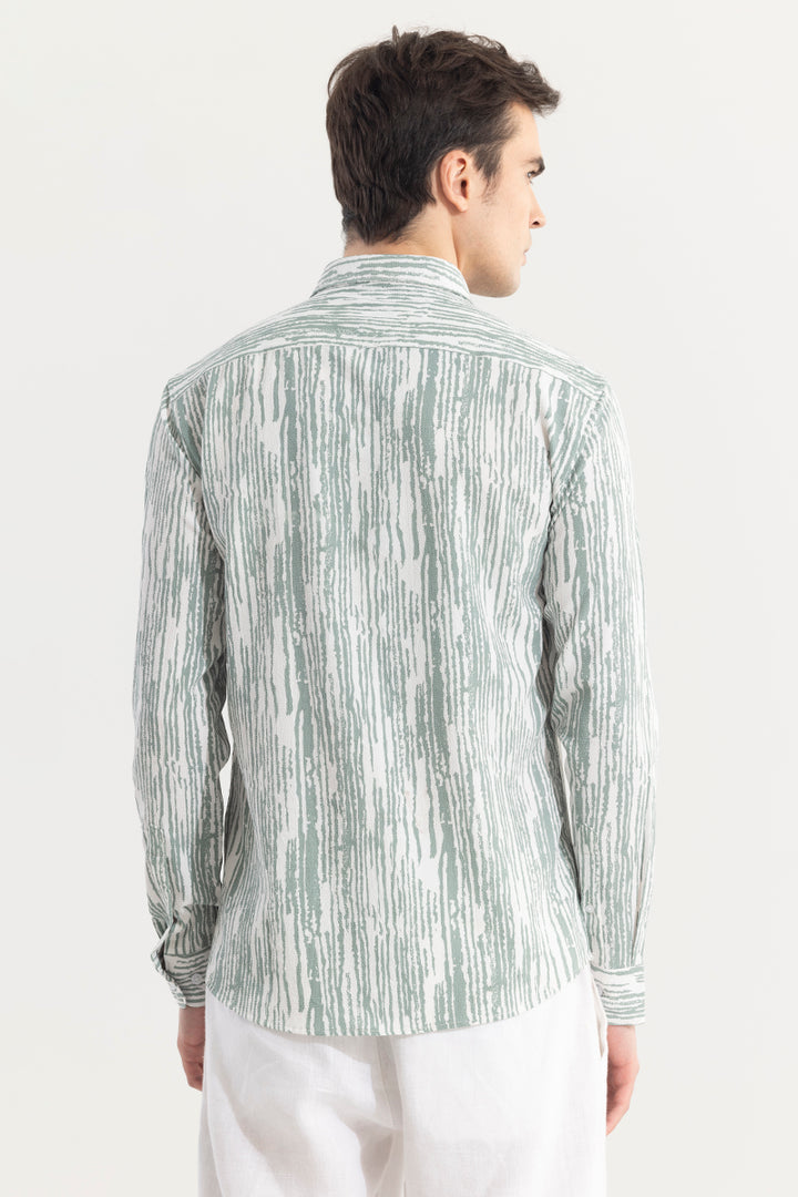 Strippy Lines Green Shirt