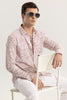 Distorted Design Pink Shirt