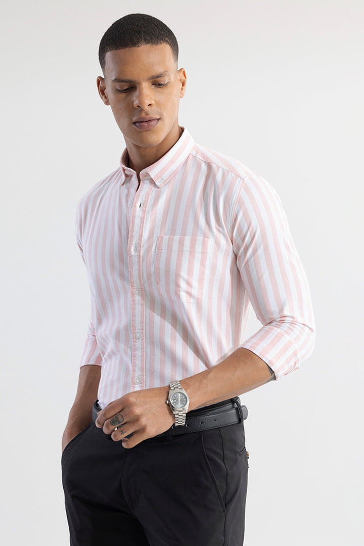 Pinstripe Pink Shirt