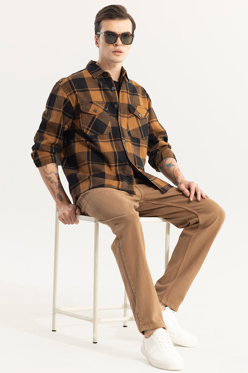 Copper Grid Shirt