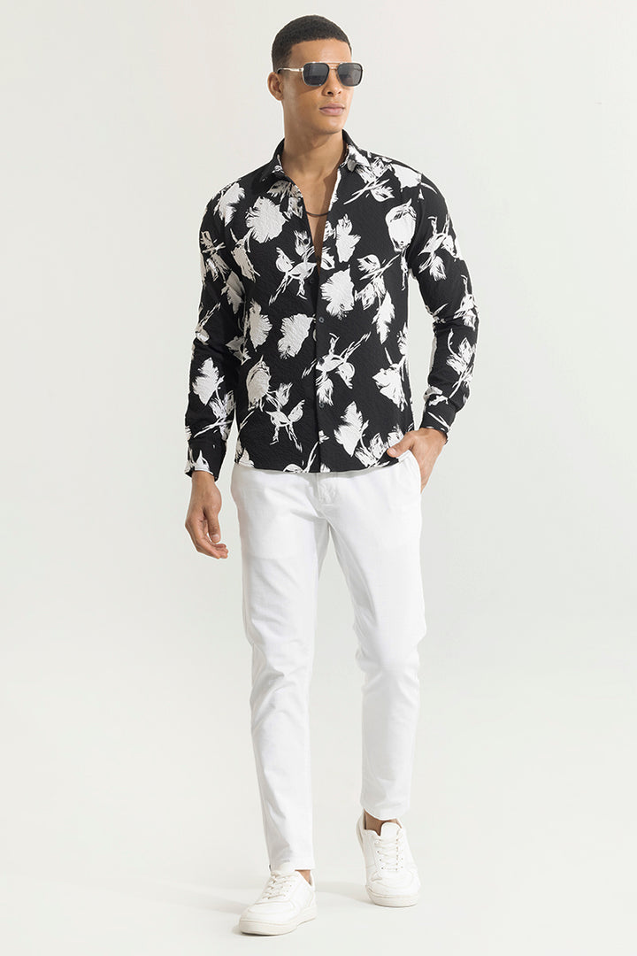 Grandiflora Black Seersucker Shirt