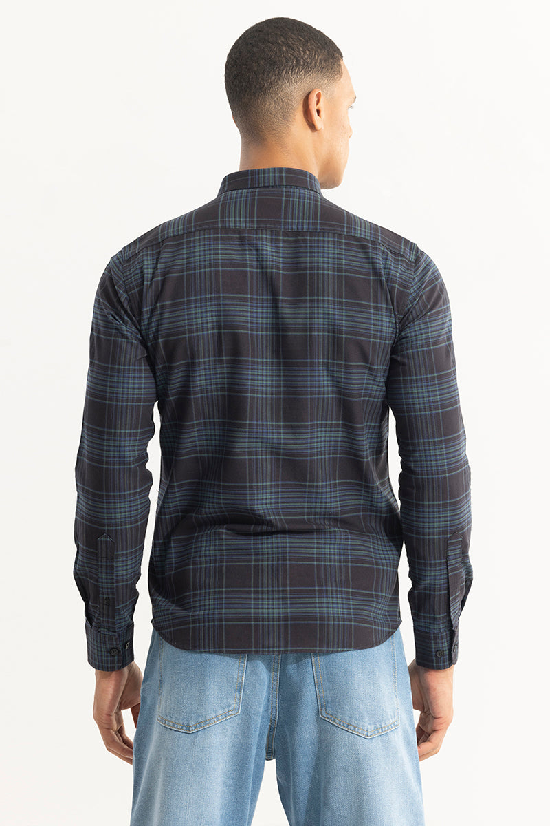 Septet Blue Checks Shirt