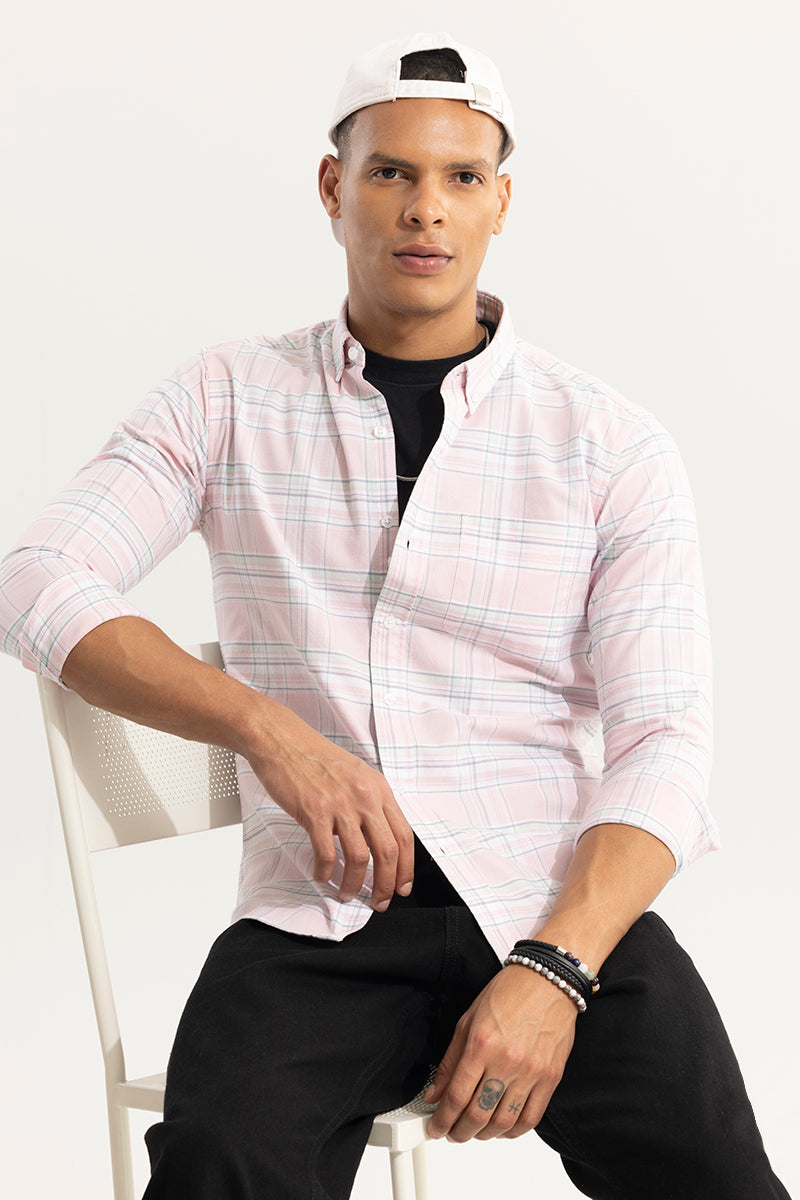 Tartan Matrix Pink Checks Shirt