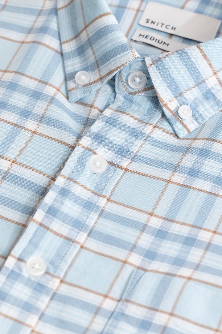 Tartan Matrix Blue Checks Shirt