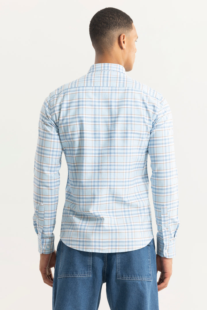 Tartan Matrix Blue Checks Shirt