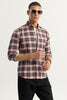 Gazing Grid Brown Checks Shirt