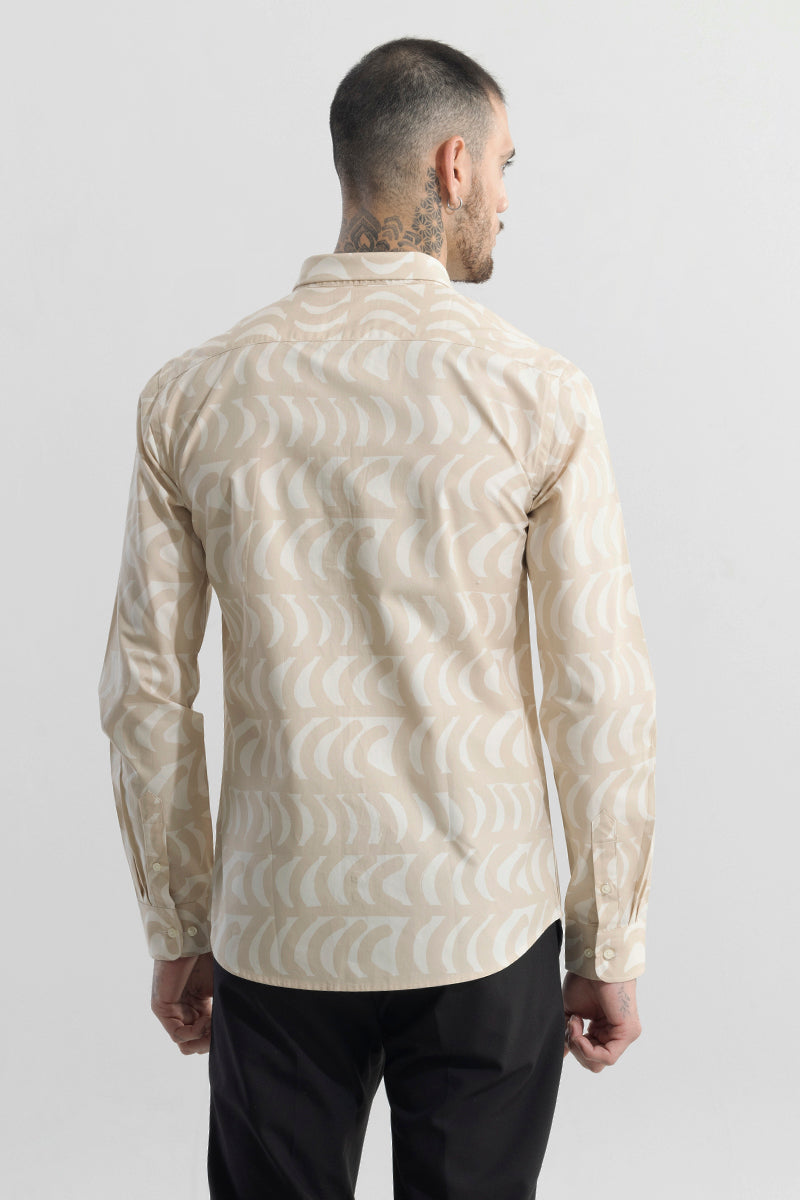 Bracket Burst Cream Shirt