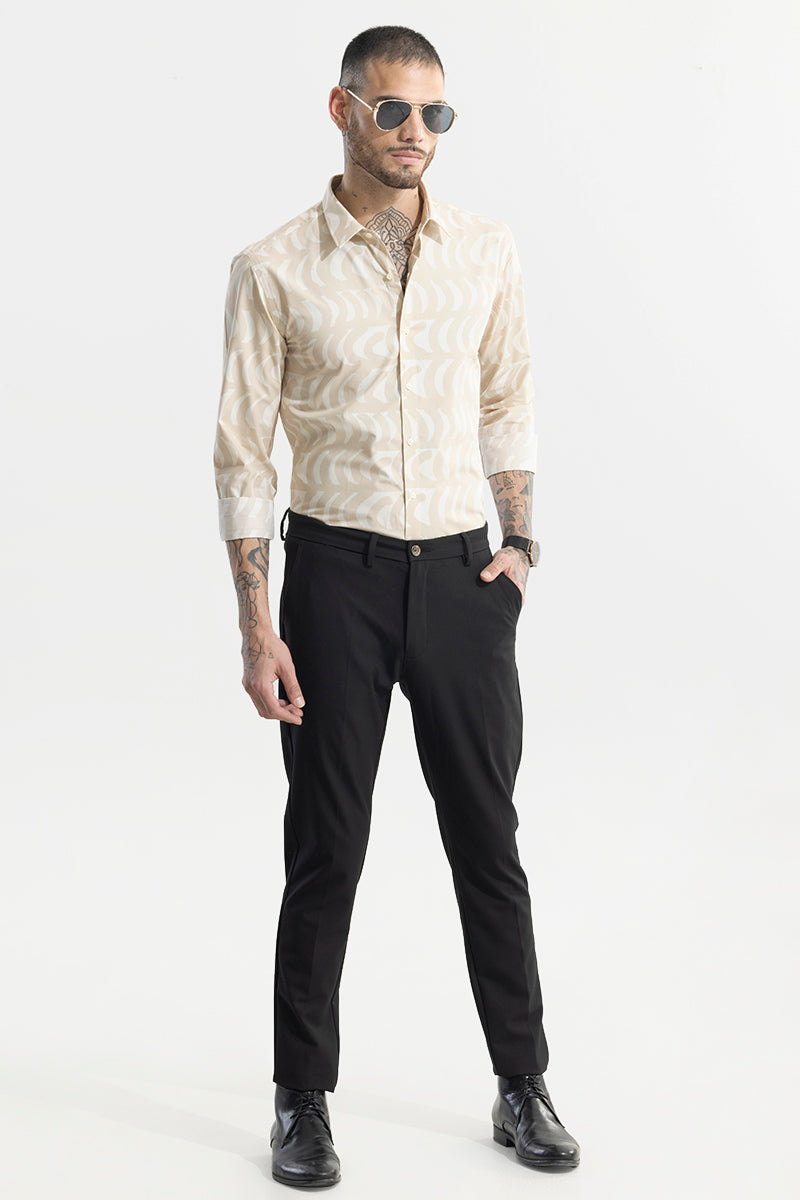 Bracket Burst Cream Shirt