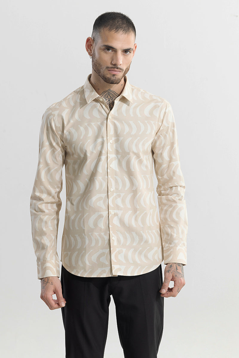 Bracket Burst Cream Shirt