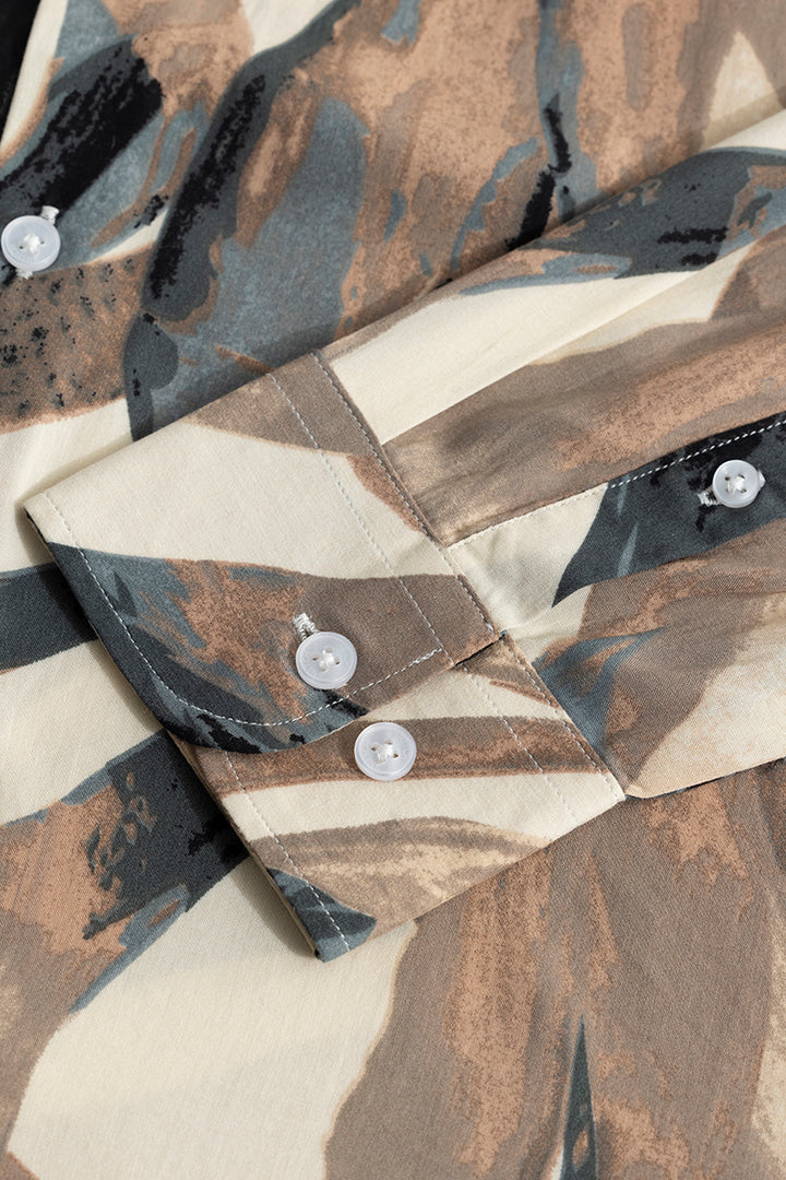 Abstracx Brown Shirt