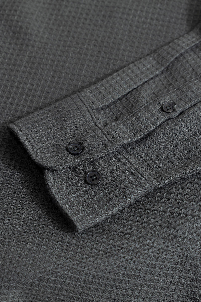 Waffle Square Elephant Grey Shirt