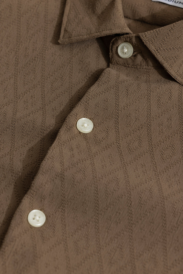 Solitaire Brown Shirt