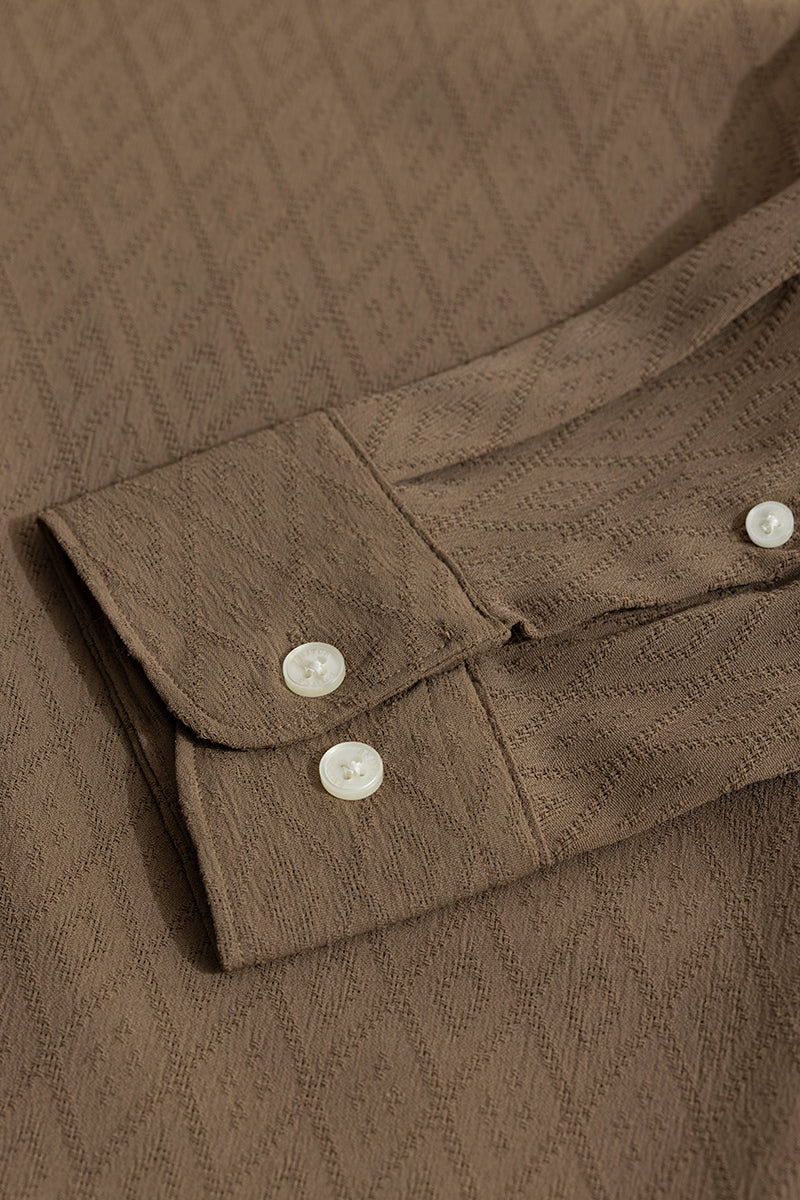 Solitaire Brown Shirt