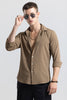 Solitaire Brown Shirt