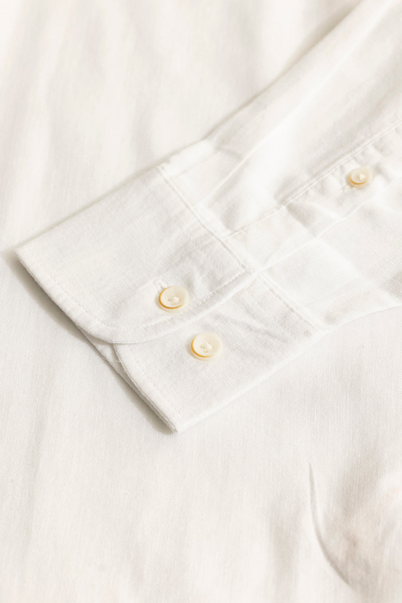 Classic Mandarin White Shirt