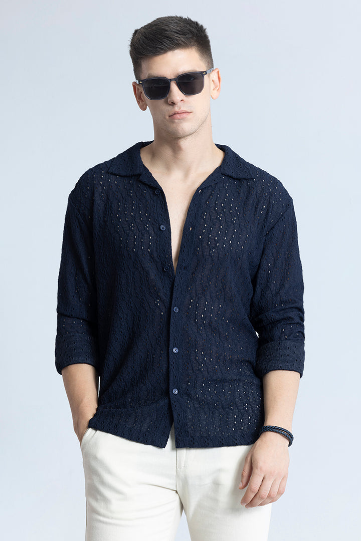 Whisper-Soft Navy Shirt