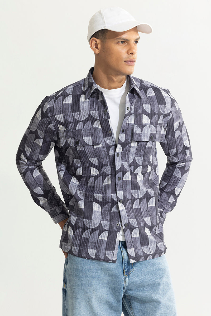 Enigmatic Ink Blue Overshirt