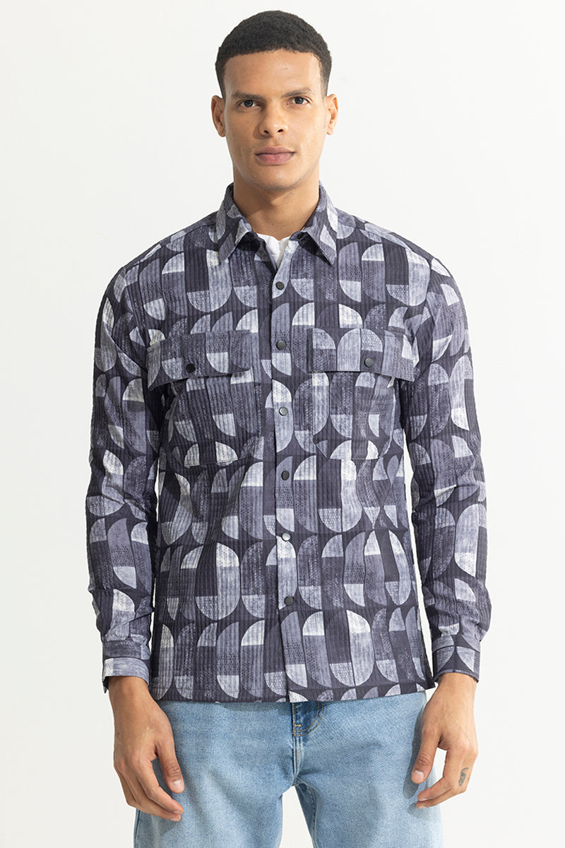 Enigmatic Ink Blue Overshirt