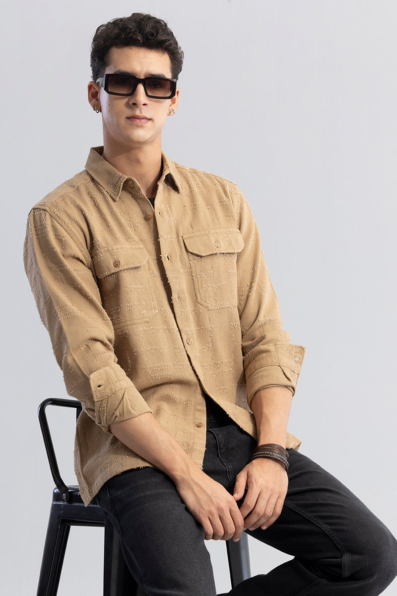 Fabric Fusion Brown Shirt