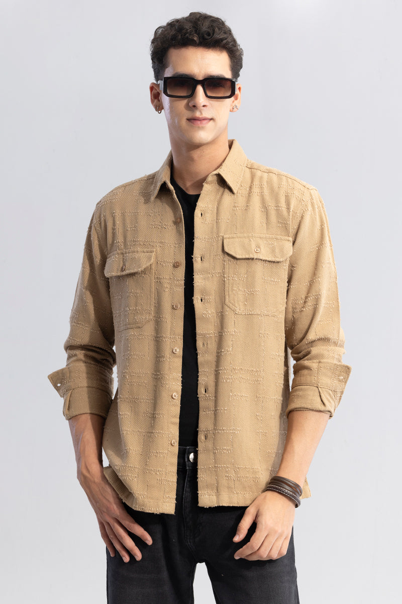 Fabric Fusion Brown Shirt