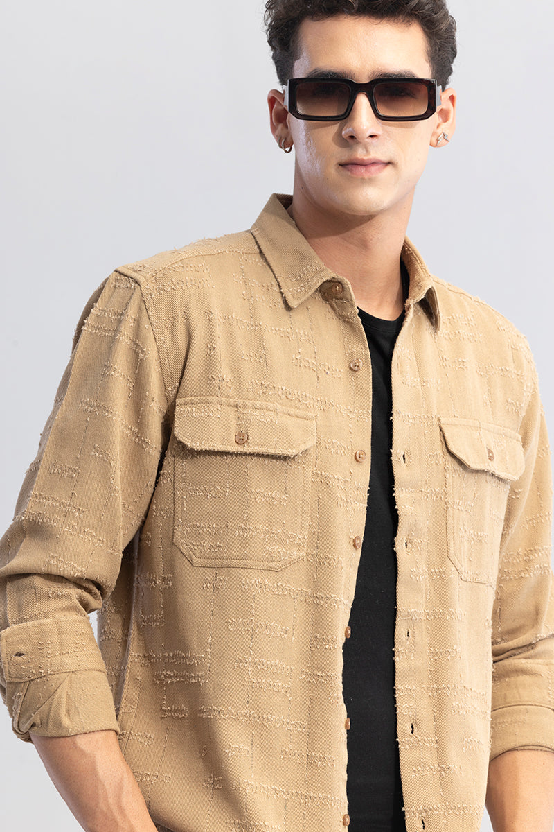 Fabric Fusion Brown Shirt