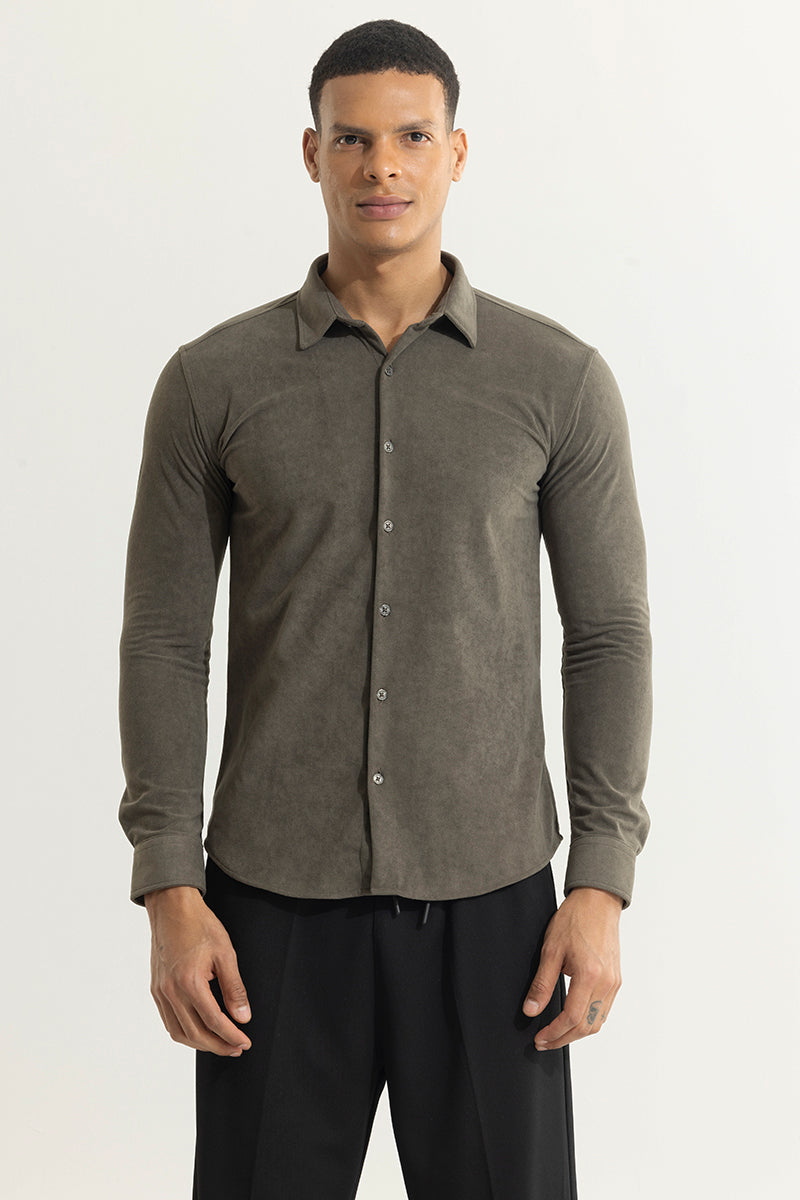 Suede Pulse Shadow Grey Shirt