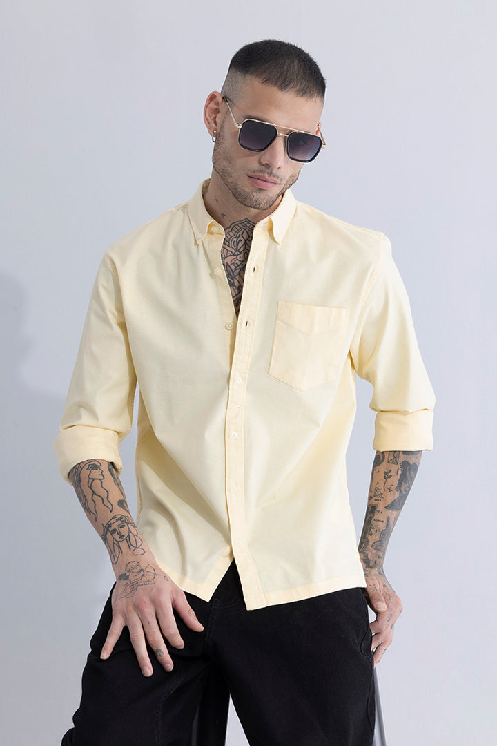 Timeless Tailored Yellow Shirt