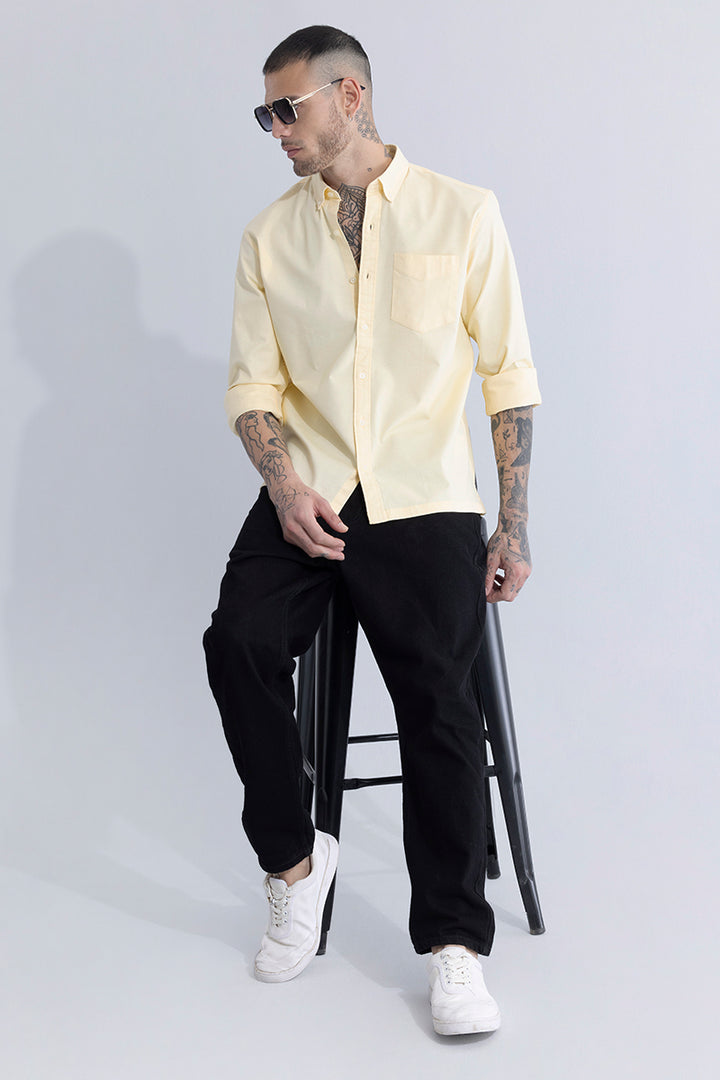 Timeless Tailored Yellow Shirt