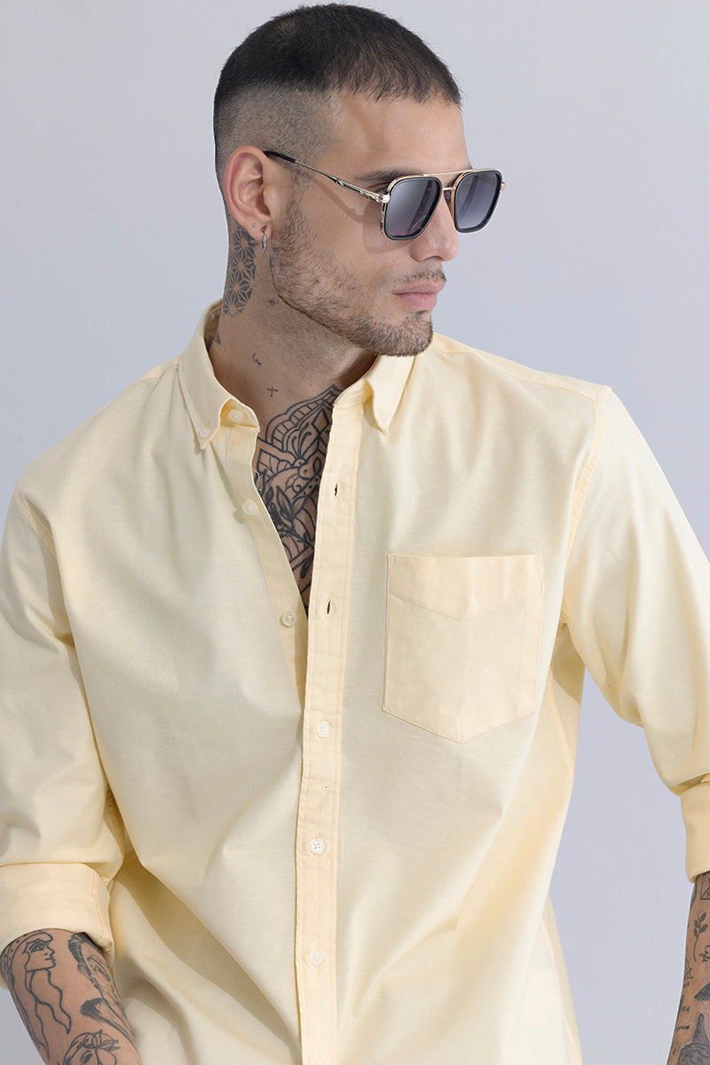 Timeless Tailored Yellow Shirt