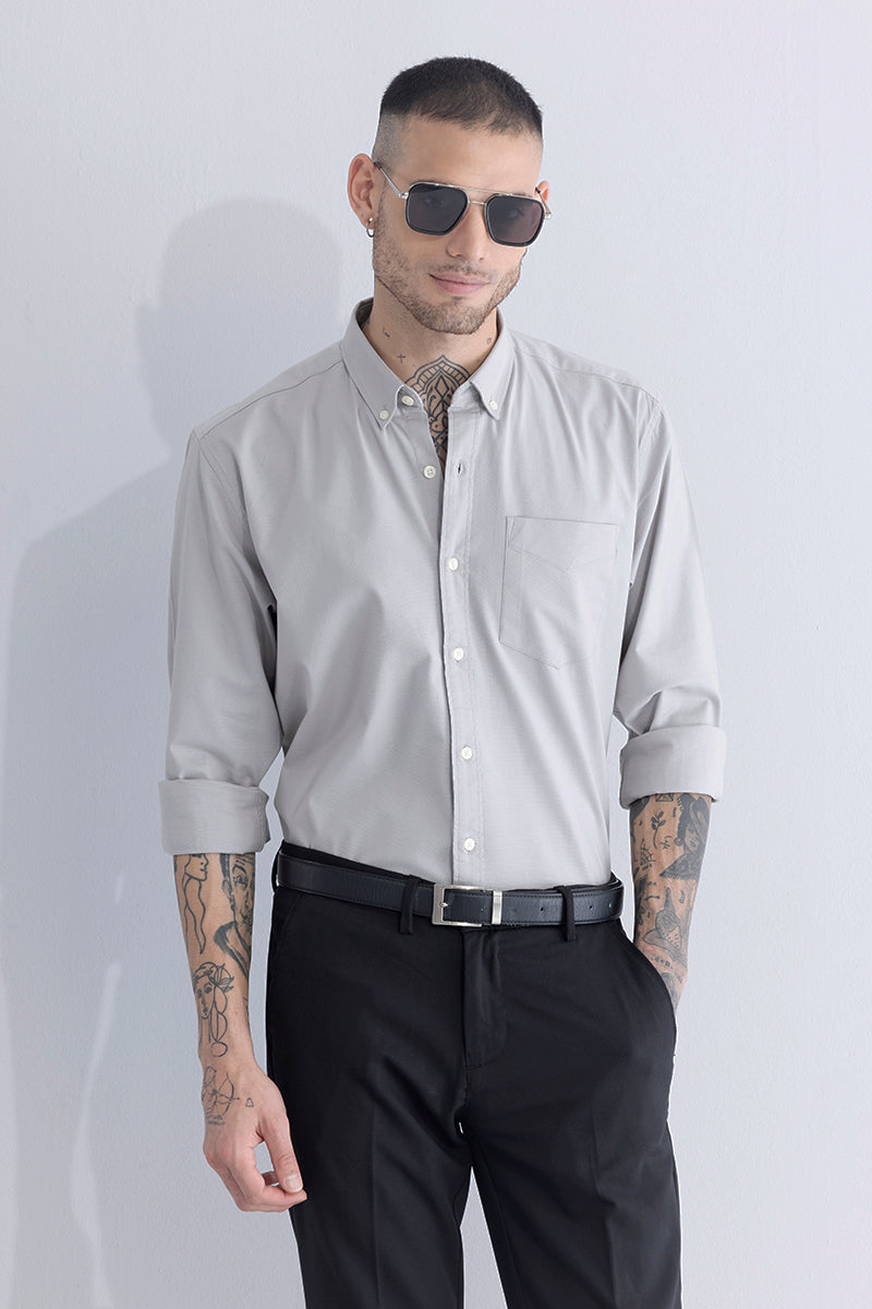 Timeless Tailored Grey Shirt