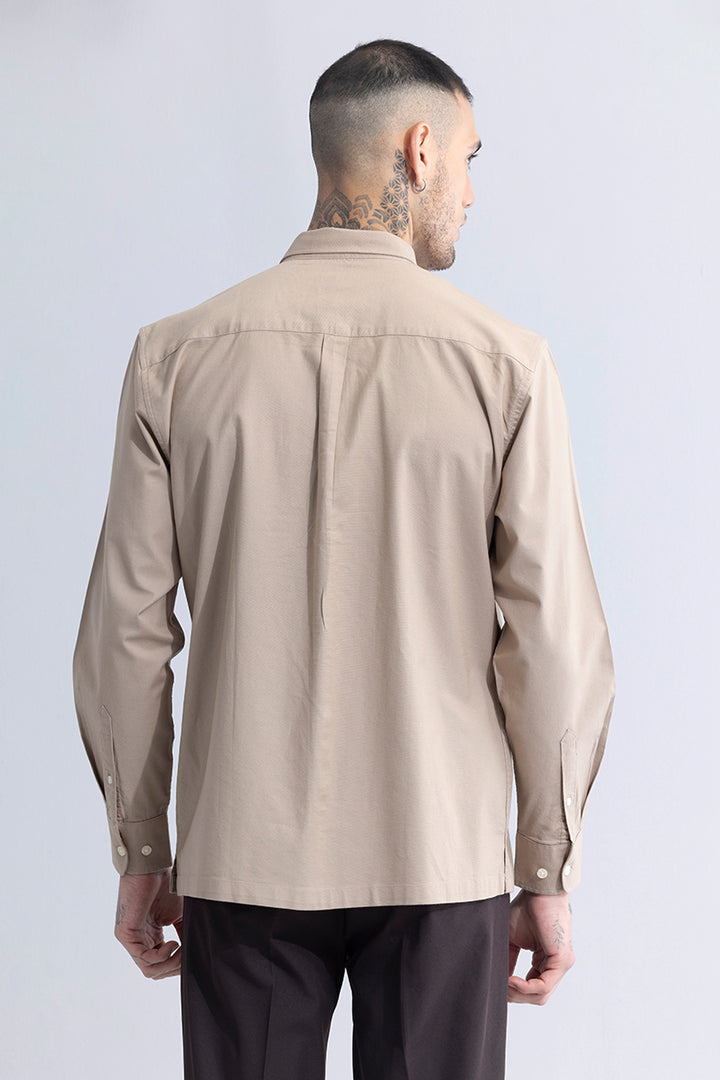 Timeless Tailored Khaki Shirt