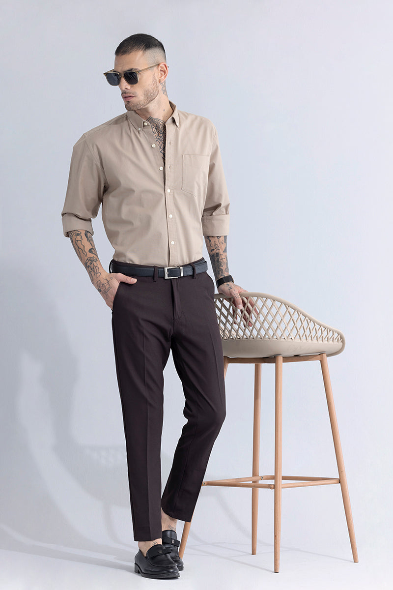 Timeless Tailored Khaki Shirt