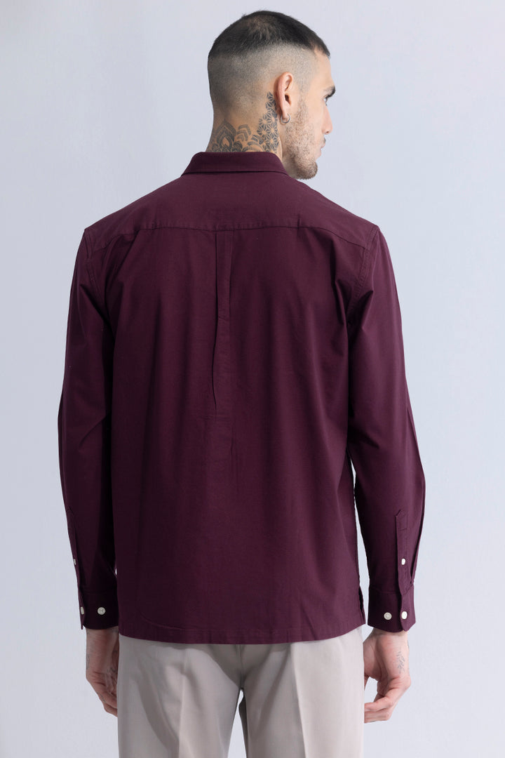 Timeless Tailored Maroon Shirt