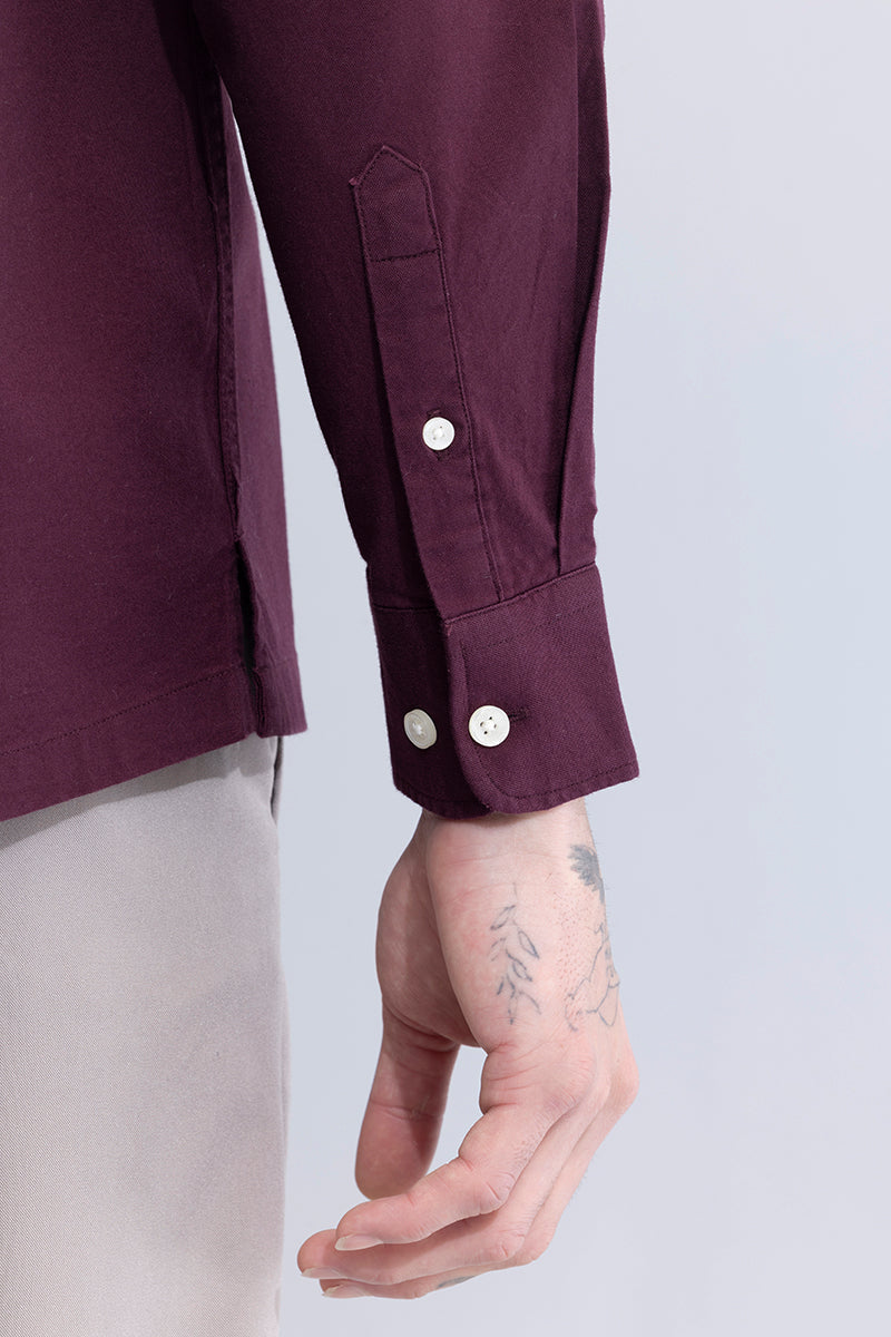 Timeless Tailored Maroon Shirt