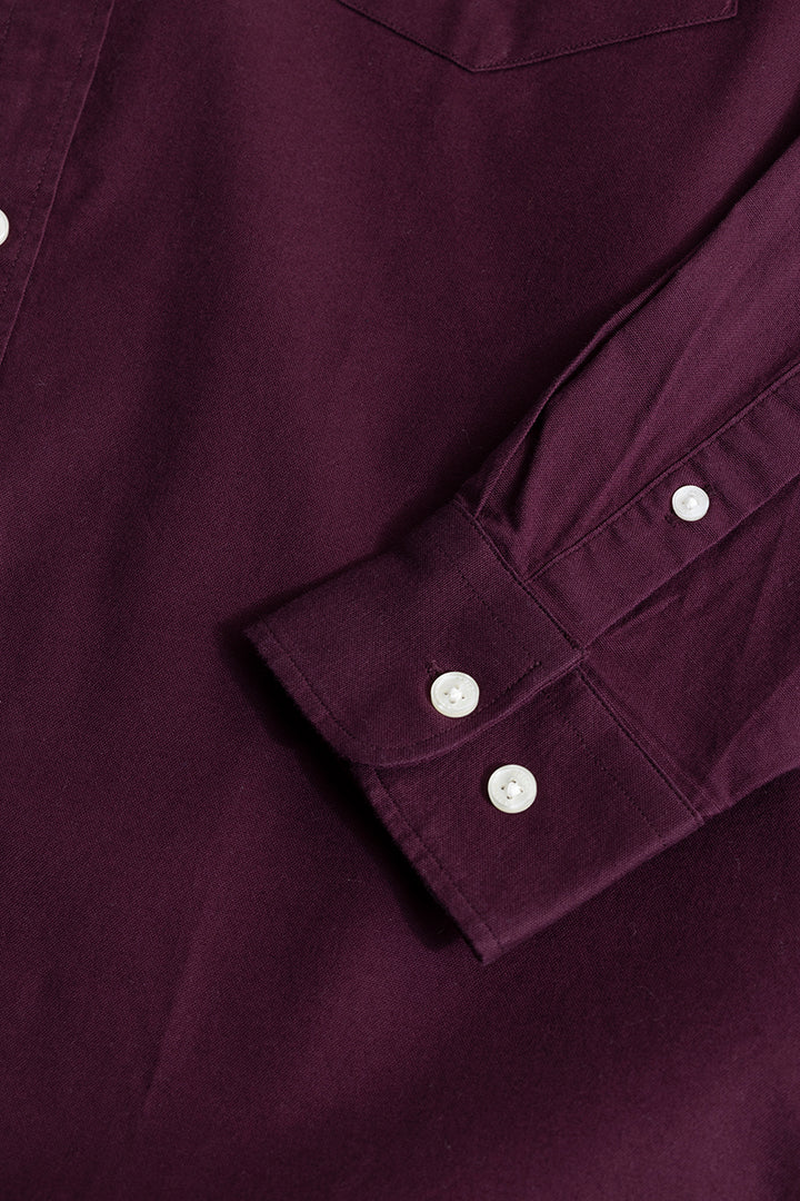 Timeless Tailored Maroon Shirt