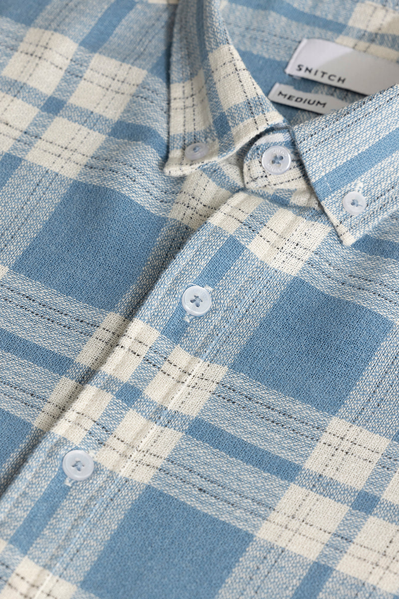 Breezy Blue Checks Shirt