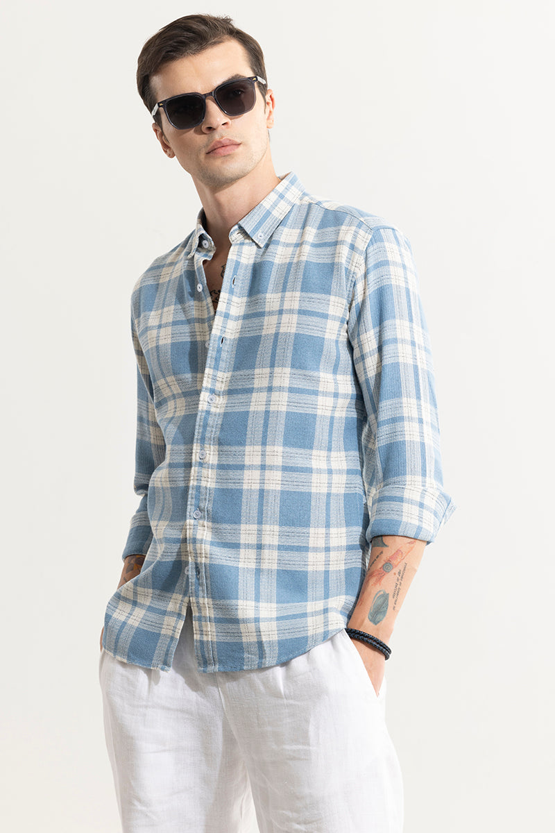 Breezy Blue Checks Shirt