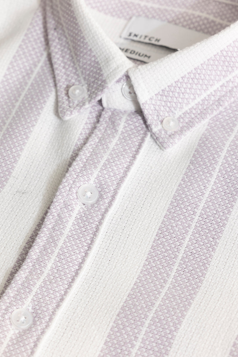 Breezy Lavender Stripes Shirt